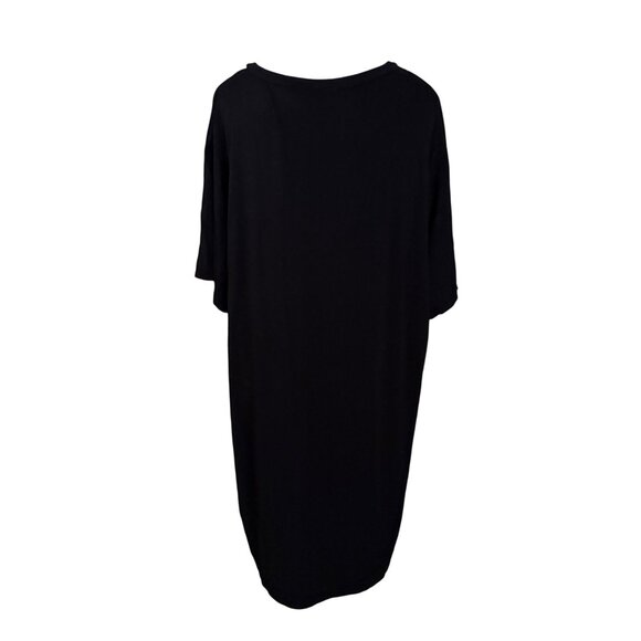 Bite Me Boohoo Black Graphic T-Shirt With Red Lettering Plus Size US 16 UK 20 - Picture 4 of 5